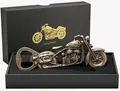Produktbild: Motorrad Bier Geschenke für Männer Vintage Motorrad Flaschenöffner Vatertagsg...