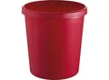 Produktbild: helit Papierkorb aus Polyethylen, Volumen 18 l, HxØ 320 x 310 mm, rot, VE 15 Stk