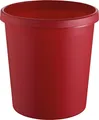 Produktbild: helit Papierkorb 18 Liter PE rund rot
