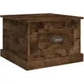 Produktbild: vidaXL Couchtisch Räuchereiche 50x50x35 cm Holzwerkstoff 816253