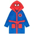 Produktbild: Spiderman Kinderbademantel Spiderman Bademantel Kinder, Kapuze, Bindegürtel blau|rot 152