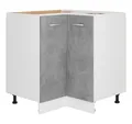 Produktbild: vidaXL Unterschrank NA Eckunterschrank Betongrau 75,5x75,5x80,5 cm Spanplatte
