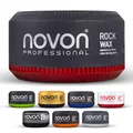 Produktbild: 3 x Novon Professional Rock Wax | 150 ml Haarwachs | spiegelnder Glanz | kraftvoller Halt für definierte Styles|frischer Erdbeerduft | geeignet für besondere Anlässe | auch kinderfreundlich