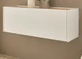 Produktbild: Hängeschrank Flurschrank hängend weiß und Eiche Breite 100 cm Garderobe Center