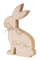 Produktbild: levandeo Osterhase Frohe Ostern Deko Hase H20cm MDF Holz Natur Figur Tischdeko Frühling Aufsteller