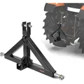 Produktbild: VEVOR 3-Punkt-Anhängerkupplung mit 5,08 cm Empfänger, Dreipunktaufnahme, 1360 kg Kapazität, Traktor-Anhängerkupplungsadapter, kompatibel mit Kubota, Mahindra, John Deere, Massey Ferguson