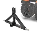 Produktbild: VEVOR 3-Punkt-Anhängerkupplung mit 5,08 cm Empfänger, Dreipunktaufnahme, 1360 kg Kapazität, Traktor-Anhängerkupplungsadapter, kompatibel mit Kubota, Mahindra, John Deere, Massey Ferguson