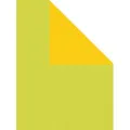 Produktbild: Braun + Company Geschenkpapier-Rolle By Nature uni Duo lime gelb (Geschenkpapier, 1 x) (1352-22433)