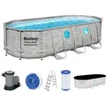 Produktbild: Power SteelTM Swim Vista SeriesTM Frame Pool Komplett Set mit Filterpumpe 549 x 27...