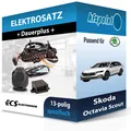 Produktbild: Für Skoda Octavia Scout 07.2013-jetzt ECS E-Satz 13polig fahrzeugspezifisch NEU