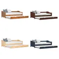 Produktbild: Ausziehsofa Bettgestell Kiefernholz Bettgestell Einzelbett Doppelbett neu