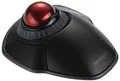 Produktbild: Kensington Orbit mit Scroll-Ring Trackball kabellos rot, schwarz