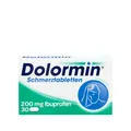 Produktbild: Dolormin Schmerztabletten mit 200 mg Ibuprofen bei Schmerzen und Fieber