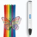 Produktbild: Filapen Premium 3D Stift Set Weiß – PCL Filament, kein Verbrennungsrisiko, ab 8 Jahren, 25m Filamente + Vorlagen