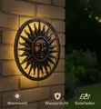 Produktbild: LED Solarleuchte Solar Wandlicht Sonne –  für Garten Deko, ca. 40 x 4 cm