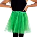 Produktbild: Tutu Tütü Reifrock Tüllrock Damen Rock Grün Fasching Karneval Ballett 60- 116 cm