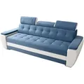Produktbild: Robin Schlafsofa, Blau, Holz, 230x90x95 cm, Wohnzimmer, Sofas & Couches, Schlafsofas