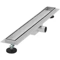 Produktbild: LuxeBath Duschrinne, Silber, Metall, Rechteckig, 13.9x7.8x64 cm, Badezimmer, Baden & Duschen, Duschtasse