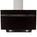 Produktbild: Wolkenstein W S5-80 ABTZ Dunstabzugshaube | Kopffreihaube | Touch Control | Schwarzes Glas | Umluft | Abluft | 623 m³/h Luftstrom | 80 cm breit