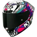 Produktbild: KYT KX-1 Race GP Bastianini Replica 2023, Integralhelm - Schwarz/Lila/Pink/Weiß - XS