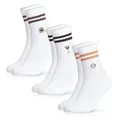 Produktbild: OCCULTO Tennissocken Damen & Herren Motiv Tennissocken 3er Pack (Modell: Summer) (3-Paar) braun 39-42