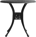 Produktbild: vidaXL Gartentisch Schwarz 78x78x72 cm Aluminiumguss