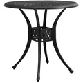 Produktbild: vidaXL Gartentisch Schwarz 78x78x72 cm Aluminiumguss