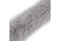 Produktbild: maDDma Webband Kunstfell Fellbesatz ab 1m x 9cmMeterware Kunstpelz Fellstrang, hellgrau