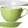 Produktbild: Ritzenhoff & Breker Flirt Doppio Obertasse Grün ca 10x6cm 200ml Porzellan