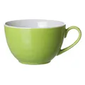 Produktbild: Ritzenhoff & Breker Doppio Kaffeetasse, 1 Stück, Kaffee Obertasse mit farbigem Rand, Teetasse für buntes Mix & Match, Porzellan, Grün, 200 ml, 516807