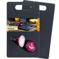 Produktbild: 2x Schneidebrett Set Granit frühstücksbrettchen Schneidbrett Küchenbrett 25x15cm