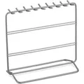 Produktbild: Relaxdays Schmuckständer Eisen Silber 18 Haken 18 cm x 20 cm x 9 cm 170 g