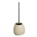 Produktbild: Wenko-Wenselaar GmbH & Co. KG WENKO WC-Garnitur Pion Keramik, WC-Bürste mit Silikon-Bürstenkopf, Ausgefallener, offener Toilettenbürstenhalter ideal für Bad und Gäste-WC, 1 Stück, Farbe: Beige 23685100