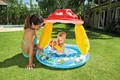 Produktbild: Baby Pool Pilz mit Sonnenschutz 102x89cm Wassermenge 45l aufblasbarer Boden