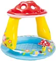 Produktbild: Intex 57114NP - Aufblasbarer Baby-Pool Pilz, Vinyl, Mehrfarbig, 102x89 cm
