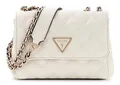 Produktbild: GUESS Giully II Mini Compound Convertible Flap Bag Umhängetasche Cream White Neu