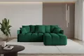 Produktbild: ALTDECOR Ecksofa mit Schlaffunktion und Bettkasten LONLI-L 251x189x68 Dunkelgrün - Corner Sofa Bett Eckcouch Couch L-Form Schlafcouch Ausziehbar Wohnlandschaft Schlafsofa Cauchsofa