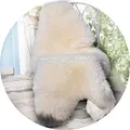 Produktbild: Alpenfell Schaffell Lammfell Weiß Merinoschaf groß 125-135cm echtes Fell ökologische Gerbung - Schadstoff geprüft