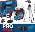 Produktbild: Bosch Professional Linienlaser GLL 3-80 C L-BOXX Halterung BM1 Stativ 184 cm NEU