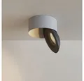 Produktbild: s.luce LED Deckenstrahler Santa Neo schwenkbar & dimmbar Weiß/Schwarz, Warmweiß