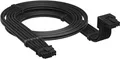Produktbild: CORSAIR Style A - Stromkabel - PCI Express 16-polig (M) nach oben angewinkelt zu PCI Express 16-polig (M) - 65 cm - Schwarz (CP-8920351)