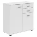 Produktbild: Kommode - weiß - 2 Schubladen - 71 cm breit Sideboard Anrichte Beistellschrank