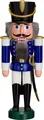 Produktbild: Nußknacker Husar blau HxBxT = 28x10x8cm NEU Weihnachten Seiffen Nutcracker Nüsse
