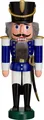Produktbild: Nußknacker Husar blau HxBxT = 28x10x8cm NEU Weihnachten Seiffen Nutcracker Nüsse