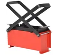 Produktbild: vidaXL Reinigungselement Papierbrikettpresse Stahl 34x14x14 cm Schwarz und Rot