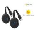 Produktbild: TVPeCee 2er Pack WLAN-HDMI-Streaming-Empfänger für Miracast, AirPlay & DLNA