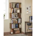Produktbild: VASAGLE Bücherregal mit 6 Ebenen Vintage 70 x 24 x 190,5 cm aus Holz Standregal - Braun/Schwarz