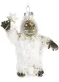 Produktbild: BRUBAKER Weihnachtsbaumkugel Yeti Weihnachtskugel aus Glas - Handbemalt - Christbaumschmuck Lustig (1 St), Baumkugel Schneemonster Figur Weihnachtsdeko
