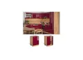 Produktbild: Vicco Unterschrank Küchenschrank Küchenzeile R-Line 60 cm Goldkraft Bordeaux