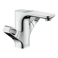 Produktbild: hansgrohe Zwei-Griff-Waschtischarmatur 120 Axor Urquiola Ausl. 139mm, m Zugst.Abl.Gar., chrom